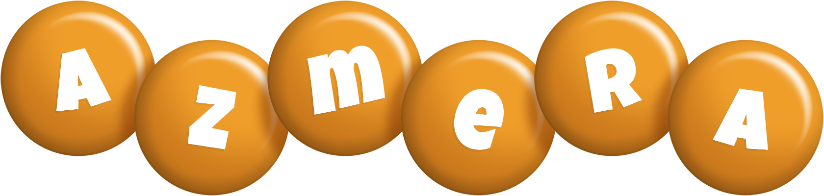 Azmera candy-orange logo