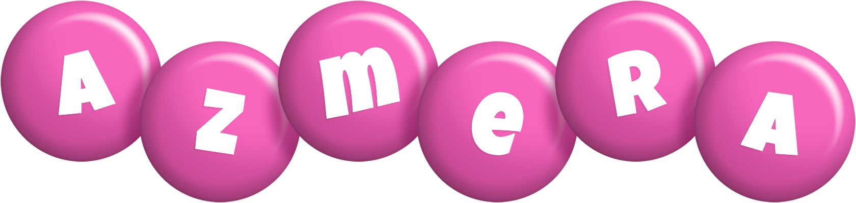 Azmera candy-pink logo