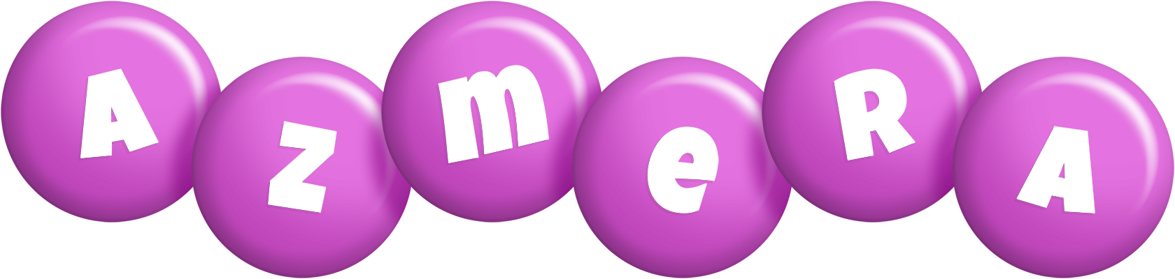 Azmera candy-purple logo