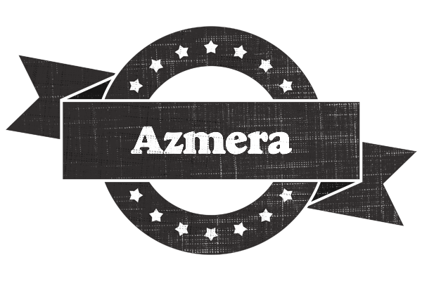 Azmera grunge logo