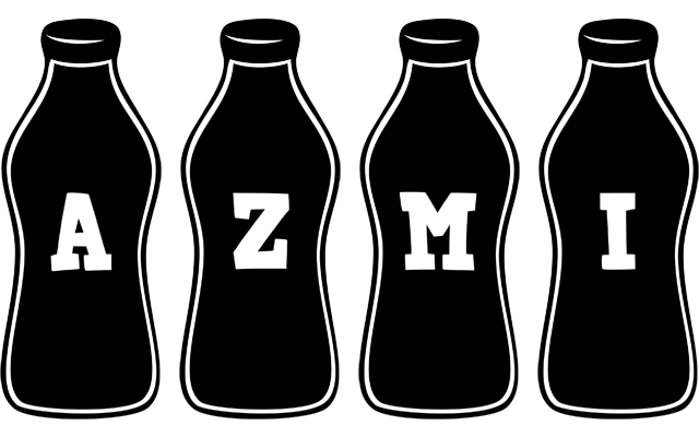 Azmi bottle logo
