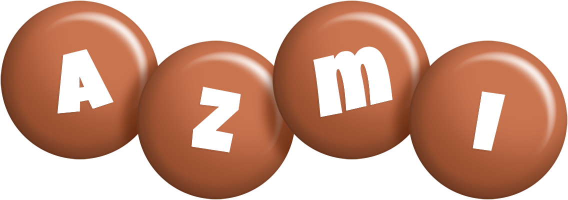 Azmi candy-brown logo