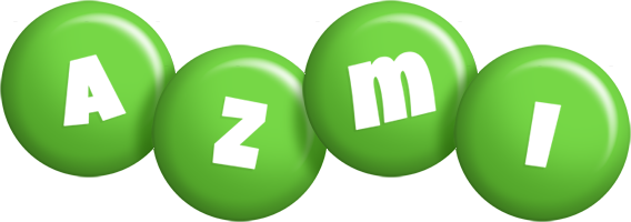 Azmi candy-green logo