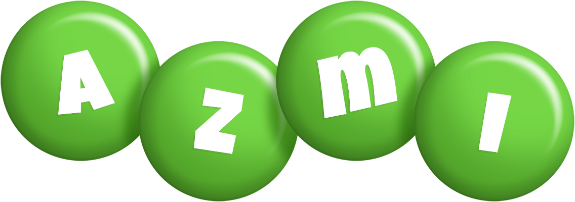 Azmi candy-green logo