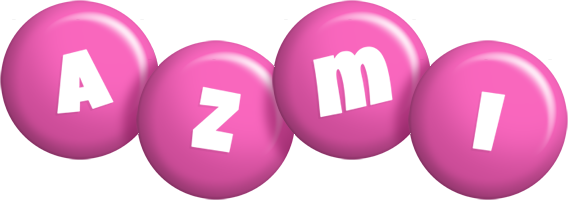 Azmi candy-pink logo