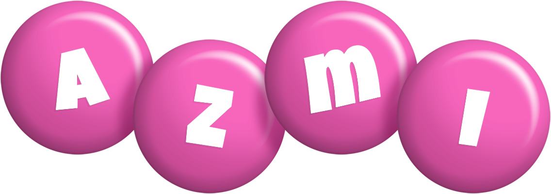 Azmi candy-pink logo