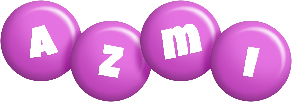 Azmi candy-purple logo
