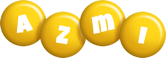 Azmi candy-yellow logo