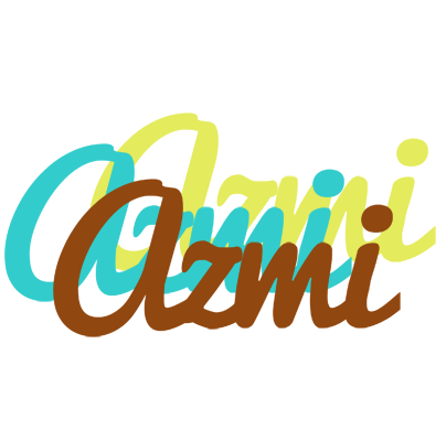Azmi cupcake logo