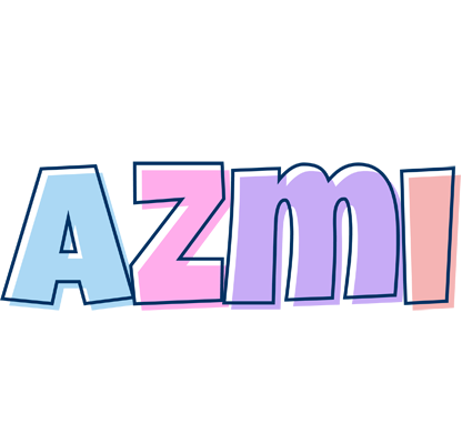 Azmi pastel logo