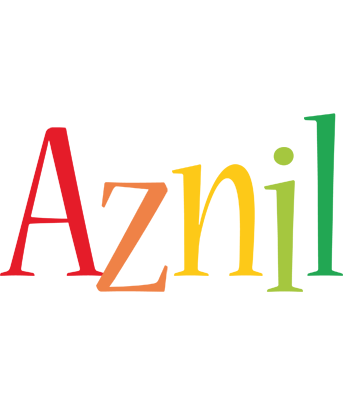 Aznil birthday logo