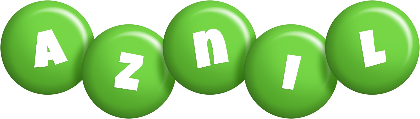Aznil candy-green logo