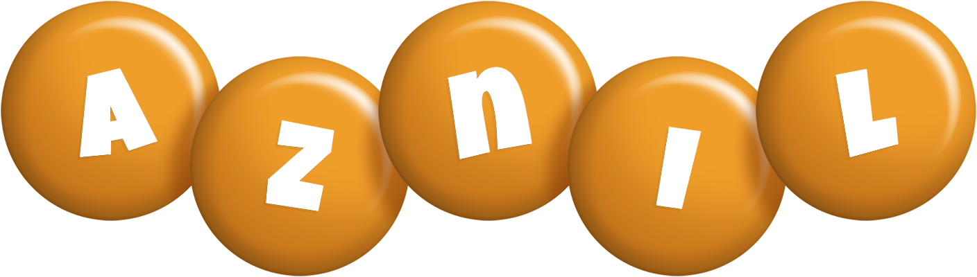 Aznil candy-orange logo