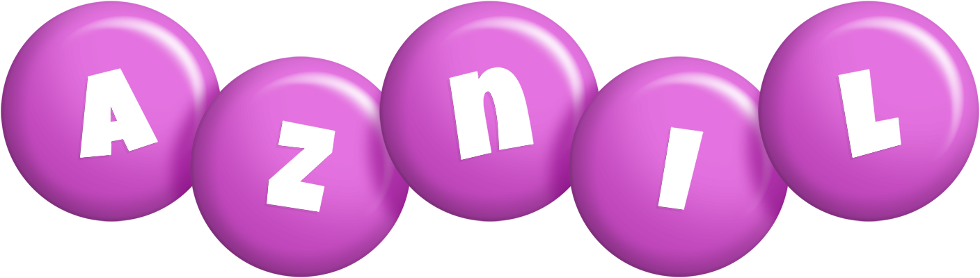 Aznil candy-purple logo