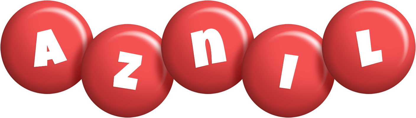 Aznil candy-red logo