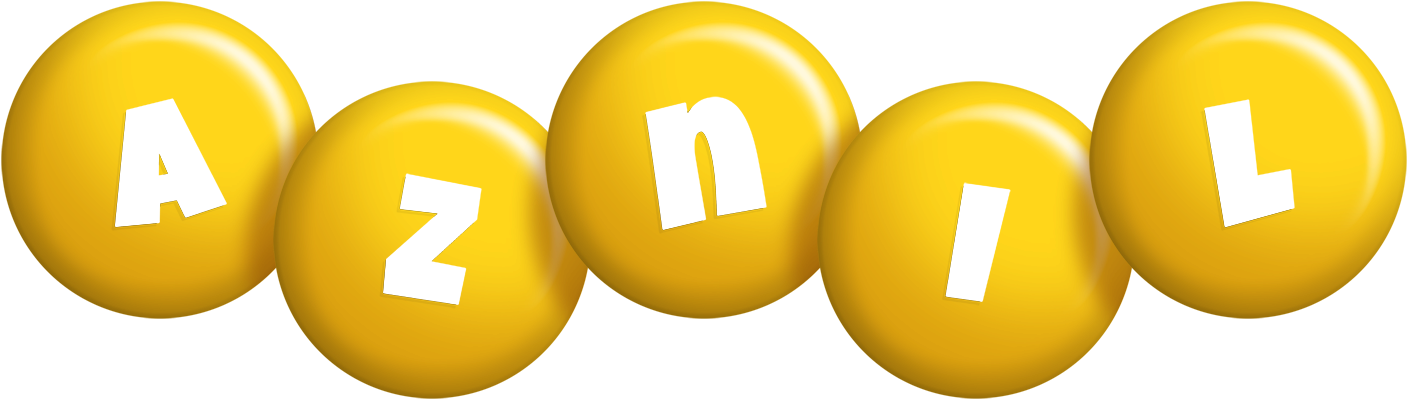 Aznil candy-yellow logo