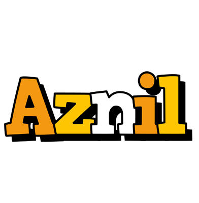 Aznil cartoon logo