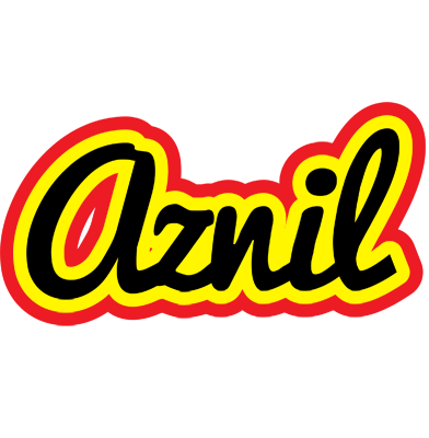 Aznil flaming logo
