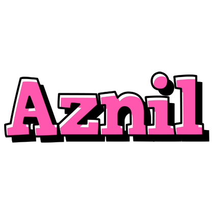 Aznil girlish logo