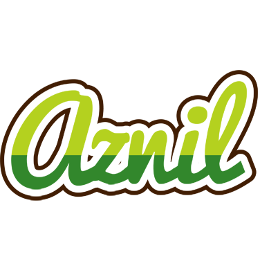 Aznil golfing logo