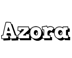 Azora snowing logo