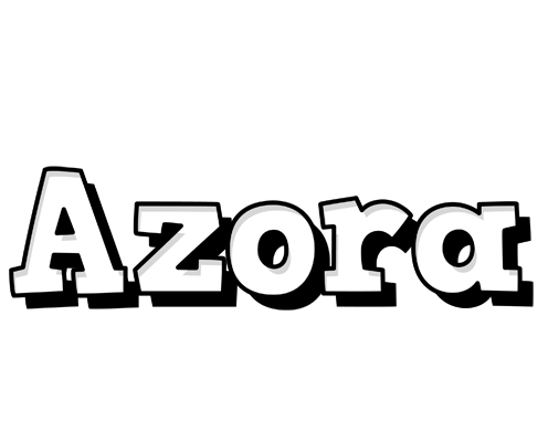 Azora snowing logo