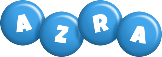 Azra candy-blue logo