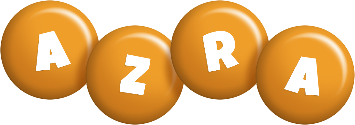Azra candy-orange logo