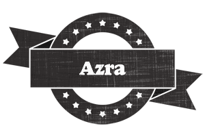 Azra grunge logo
