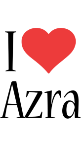 Azra i-love logo
