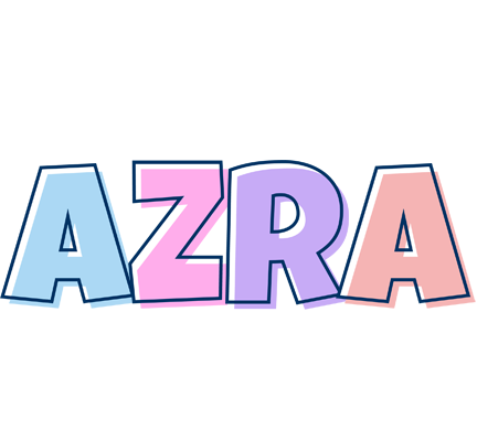 Azra pastel logo