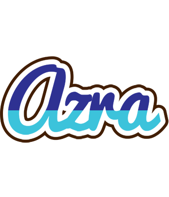 Azra raining logo