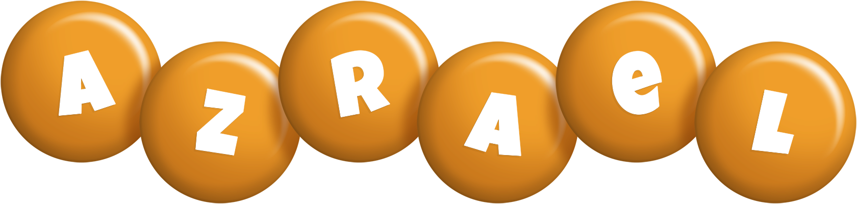 Azrael candy-orange logo