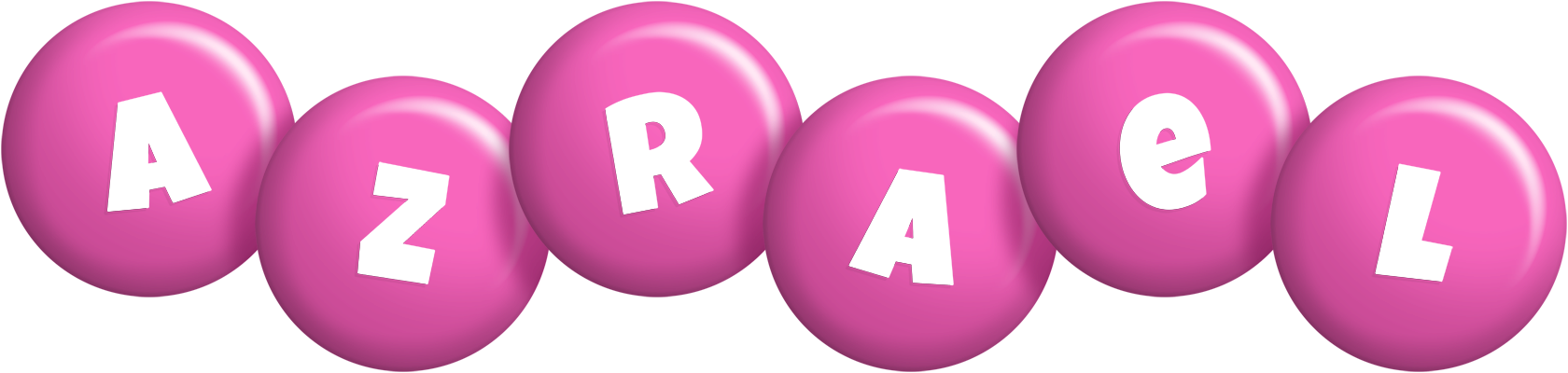 Azrael candy-pink logo