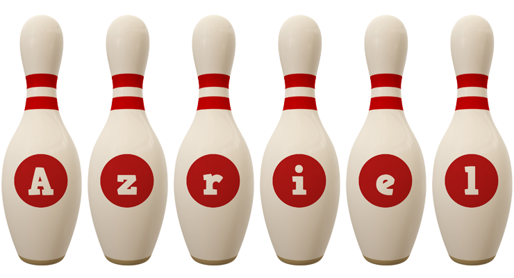 Azriel bowling-pin logo