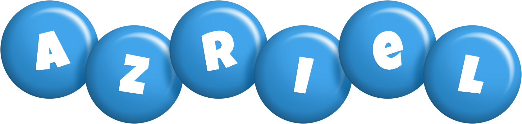 Azriel candy-blue logo