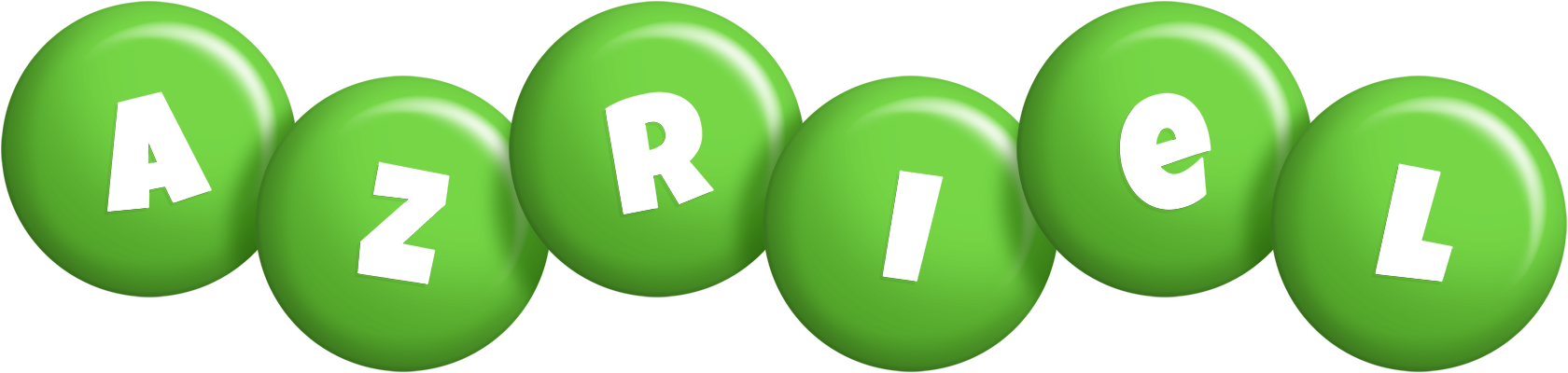 Azriel candy-green logo