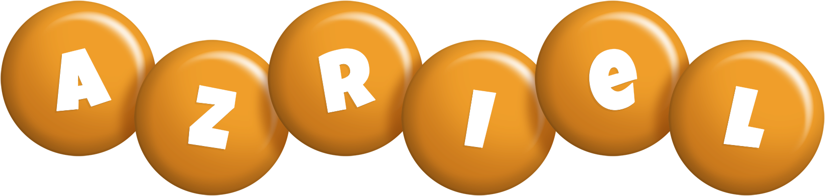 Azriel candy-orange logo