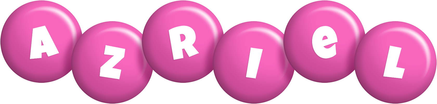 Azriel candy-pink logo