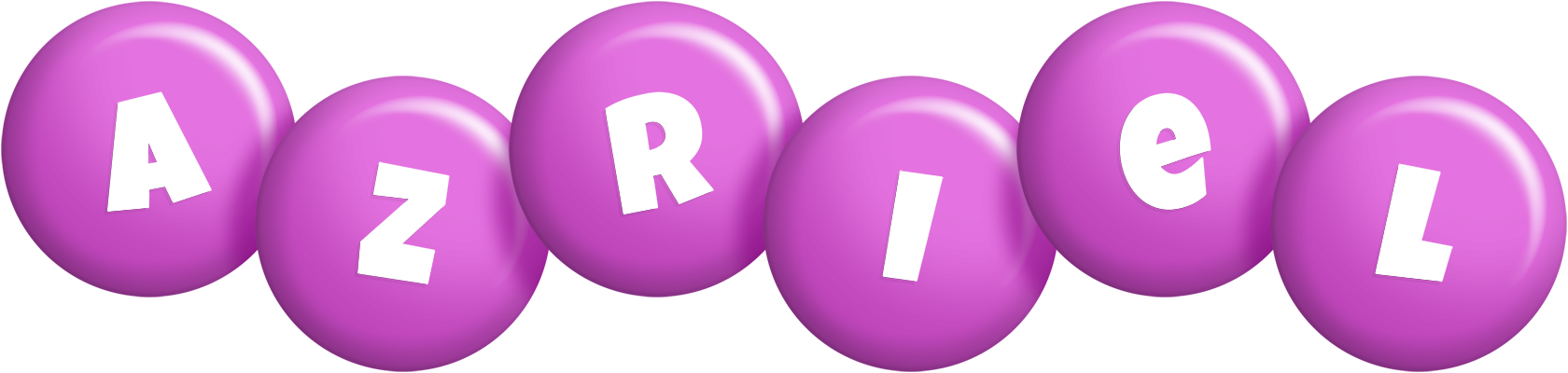 Azriel candy-purple logo