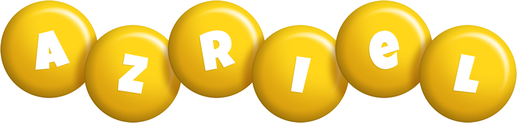 Azriel candy-yellow logo