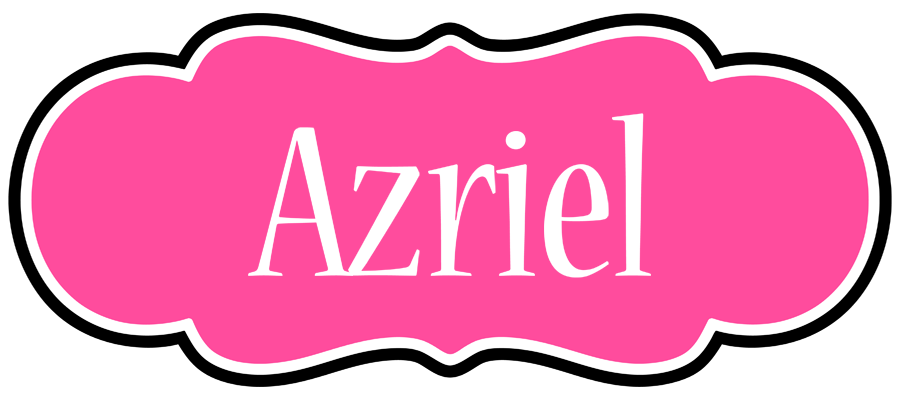 Azriel invitation logo