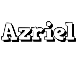 Azriel snowing logo