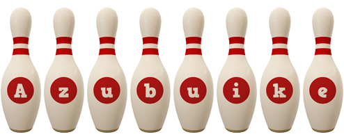 Azubuike bowling-pin logo