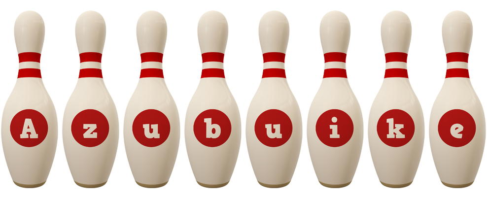 Azubuike bowling-pin logo