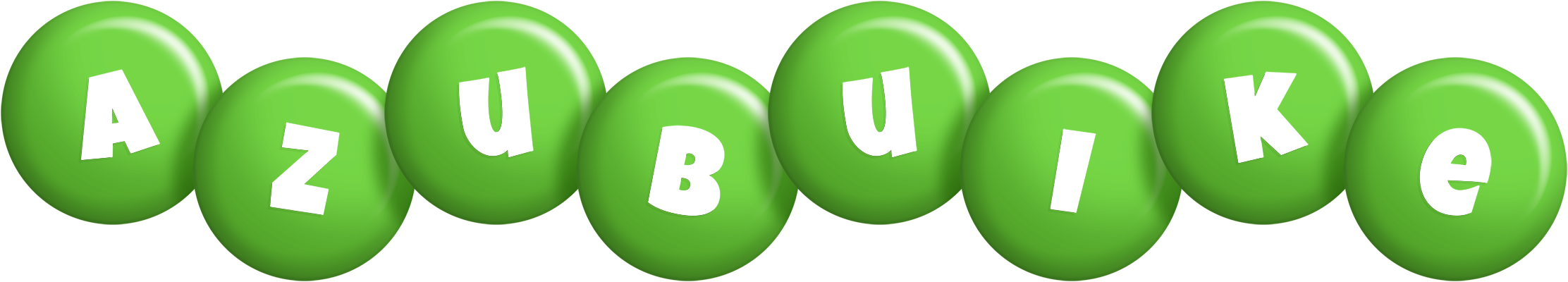 Azubuike candy-green logo