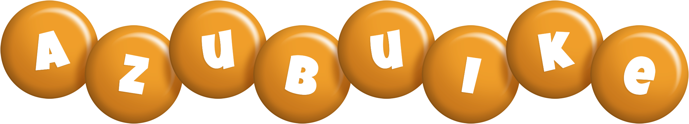 Azubuike candy-orange logo