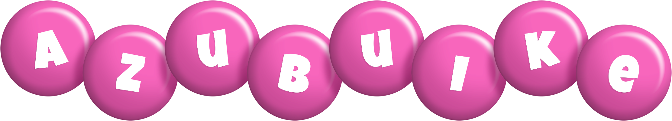 Azubuike candy-pink logo