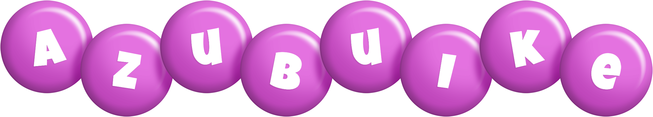 Azubuike candy-purple logo