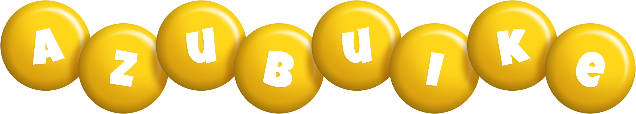 Azubuike candy-yellow logo